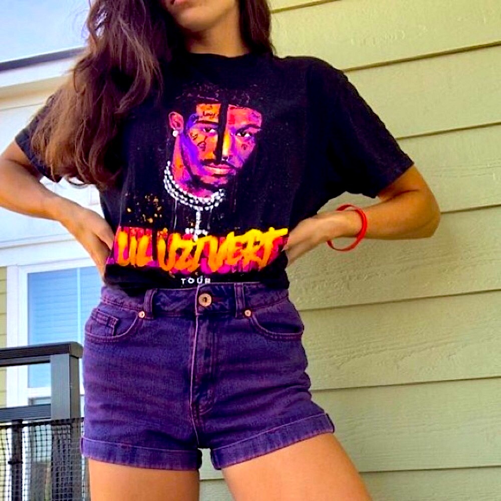 BullHead Mom Shorts Pink Dyed